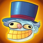 troll face clicker quest android application logo